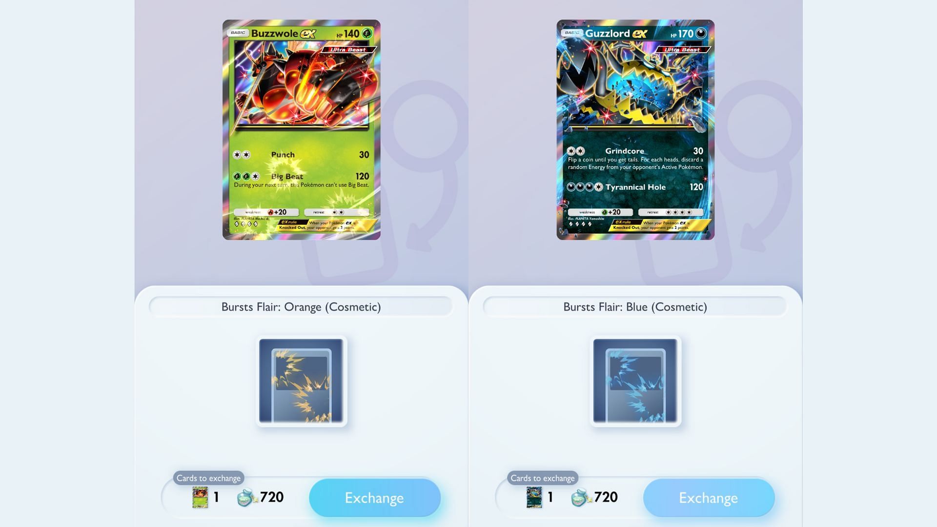 The limited-time flairs (Image via The Pokemon Company)